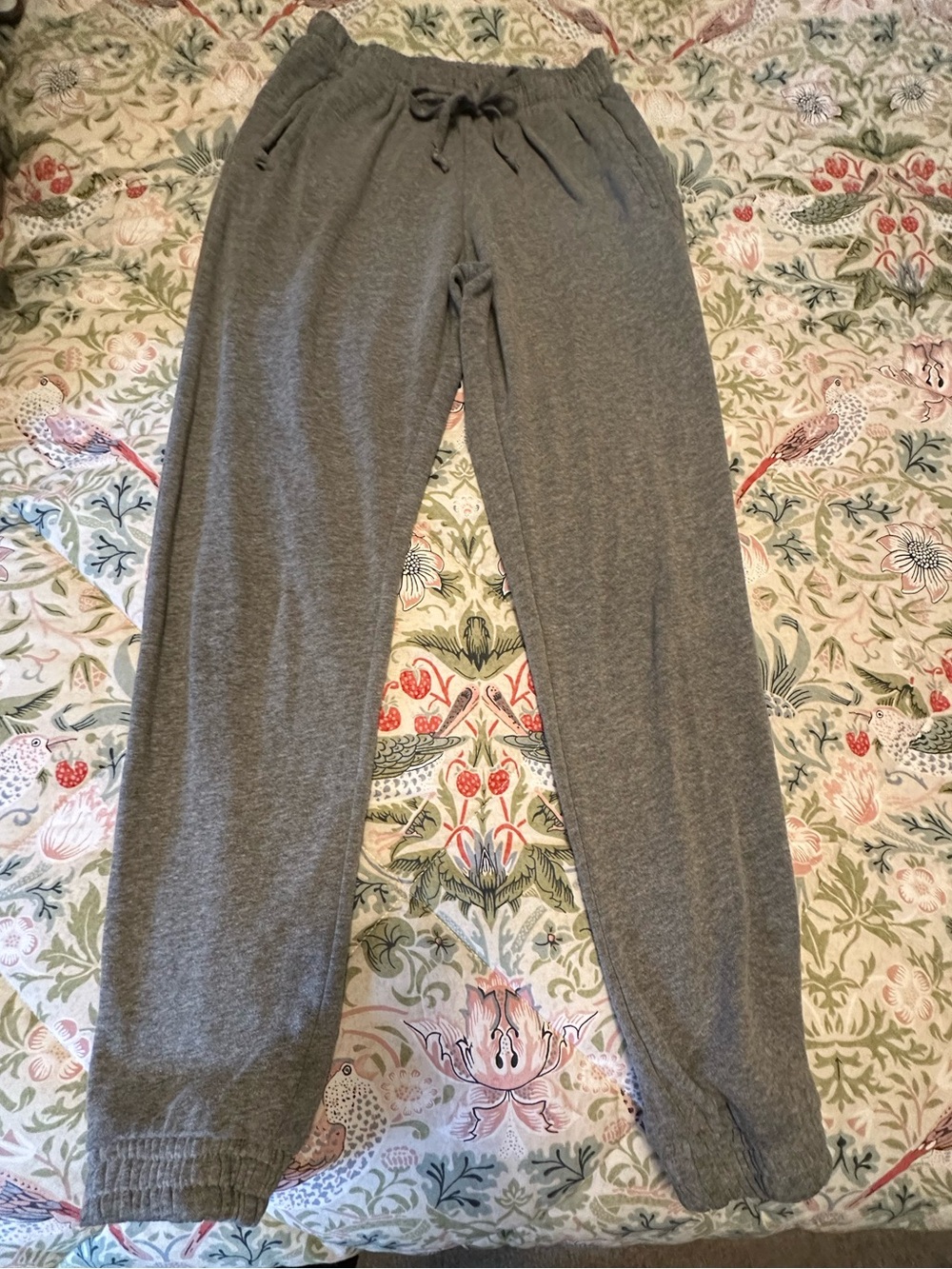 Brandy Melville Gray Drawstring Jogger Pants